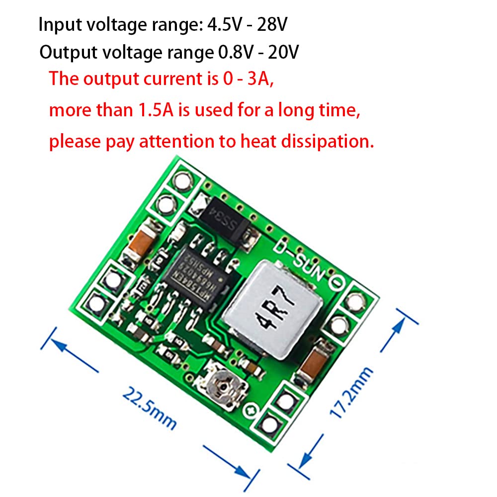 Amazon.com: Generic Mini MP1584EN DC-DC Buck Converter Adjustable